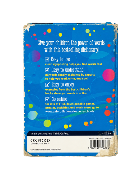 Oxford Junior Dictionary hover